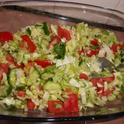 Cabbage Salad with tomatoes