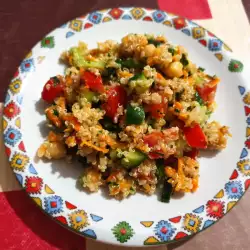 Vegetable Salad with olive oil