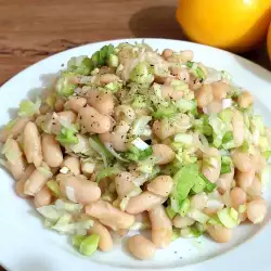 Bean Salad with Leeks and Lemon