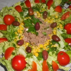 Cucumber Salad with Tuna