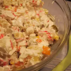 Crab Sticks with Mayonnaise