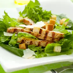 Chicken Breasts with Croutons
