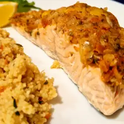 Salmon with Dried Tomatoes and Couscous