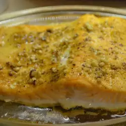 Fish in oven with Walnuts