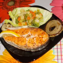 Salmon with Onions