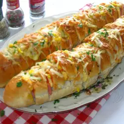 Baguettes with cheese