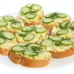Sandwich with Cucumbers