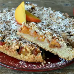 Italian Pastry with Peaches