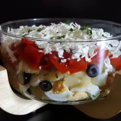 Salad with Cheese