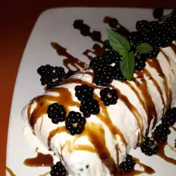 Italian Dessert with Blackberries