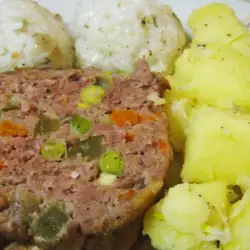Meatloaf with Peas