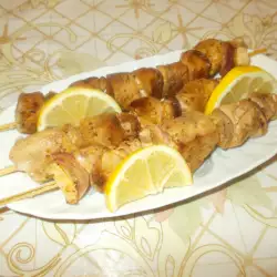 Chicken Skewers with Onions