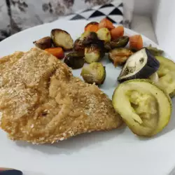 Oven-Baked Schnitzel with Onions