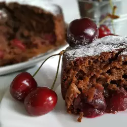 Chocolate Cake with Cherries