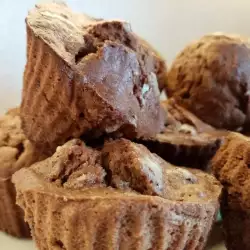 Chocolate Muffins with Vanilla