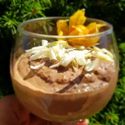 Chocolate Pudding with Chia and White Chocolate