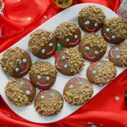 Chocolate Shaggy Little Men Cookies