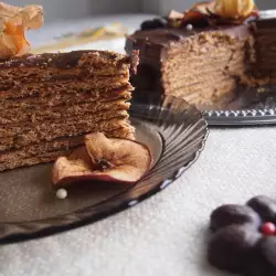 German Cake with Chocolate