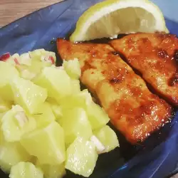 Oven-Baked Salmon with Honey