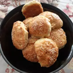 Feta Cheese Buns with flour