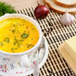 Soup with Cheese without Meat