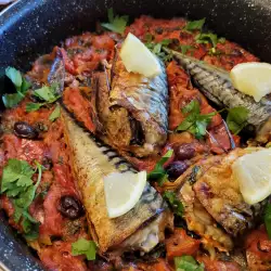 Mackerel with Celery and Tomato Sauce