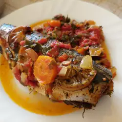 Oven-Baked Mackerel with Onions