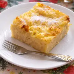 Macaroni with Eggs and Feta in the Oven