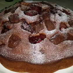 Chocolate Sponge Cake with Powdered Sugar