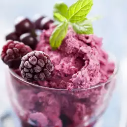 Flourless Dessert with Blueberries