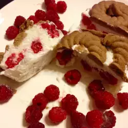 Yogurt-Based Dessert with Raspberries