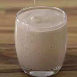 Smoothie with peanut butter