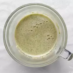 Smoothie with parsley