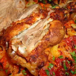 Pork Knuckle with Tomatoes