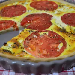 Quiche with peppers