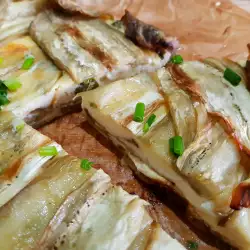 Baked Eggplant with Spring Onions