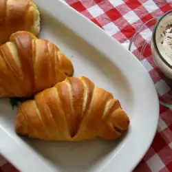 Savory Croissants with Milk