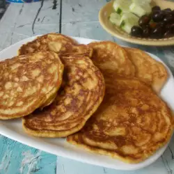 Spelt Pancakes with Processed Cheese
