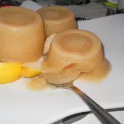 Sorbet with apples