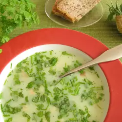Rice Soup with onions