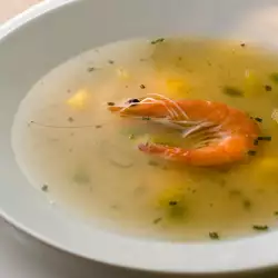 Soup with Coriander