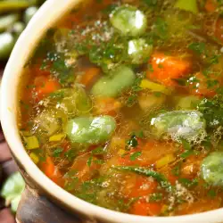 Vegetable Soup with onions