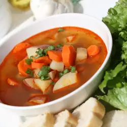 Vegetable Soup with carrots