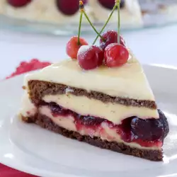Cherry Torte with Cream