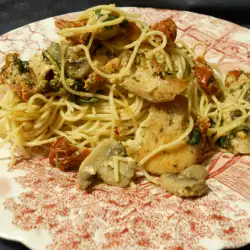 Spaghetti with Chicken Breasts