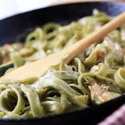 Tagliatelle with Spinach