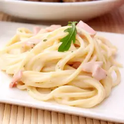 Sour Cream Pasta with Oregano