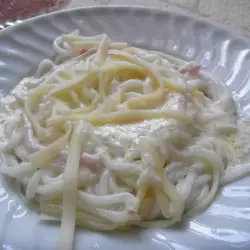 Spaghetti Carbonara with Olive Oil