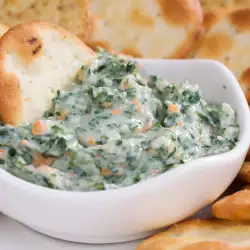 Dip with spinach