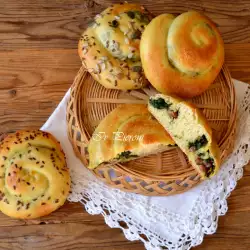 Bagels with olive oil